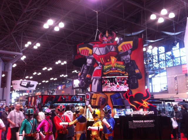 Megaforce Figures Zords And Card Game Images From Nycc 2012