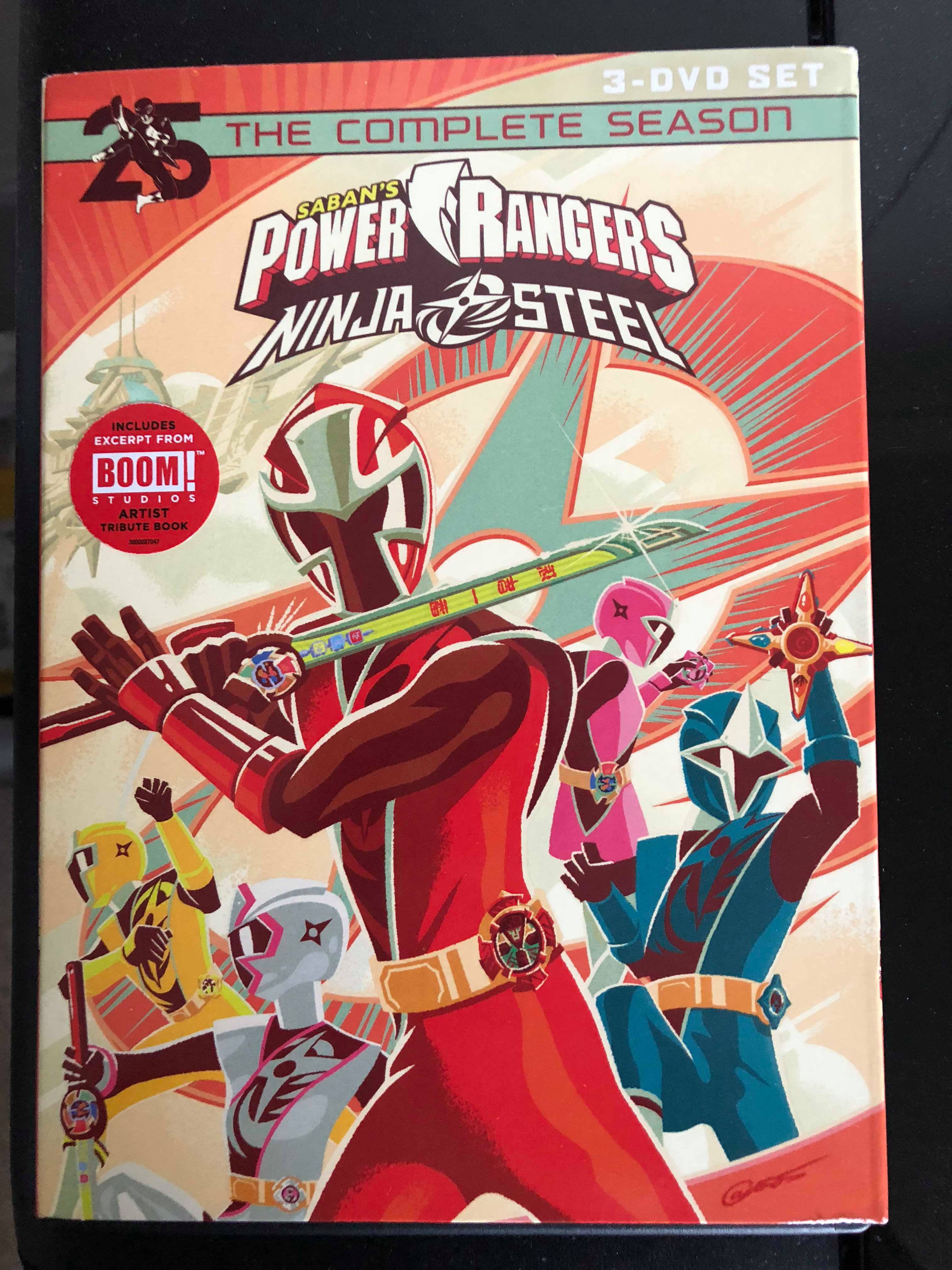 Power Rangers Ninja Steel Dvd Front Cover Morphin Legacy