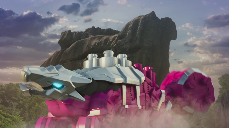 pink crane zord