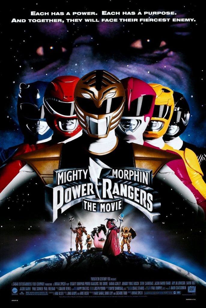 Mighty Morphin Power Rangers The Movie Poster