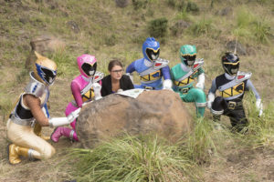Power Rangers Dino Charge production still