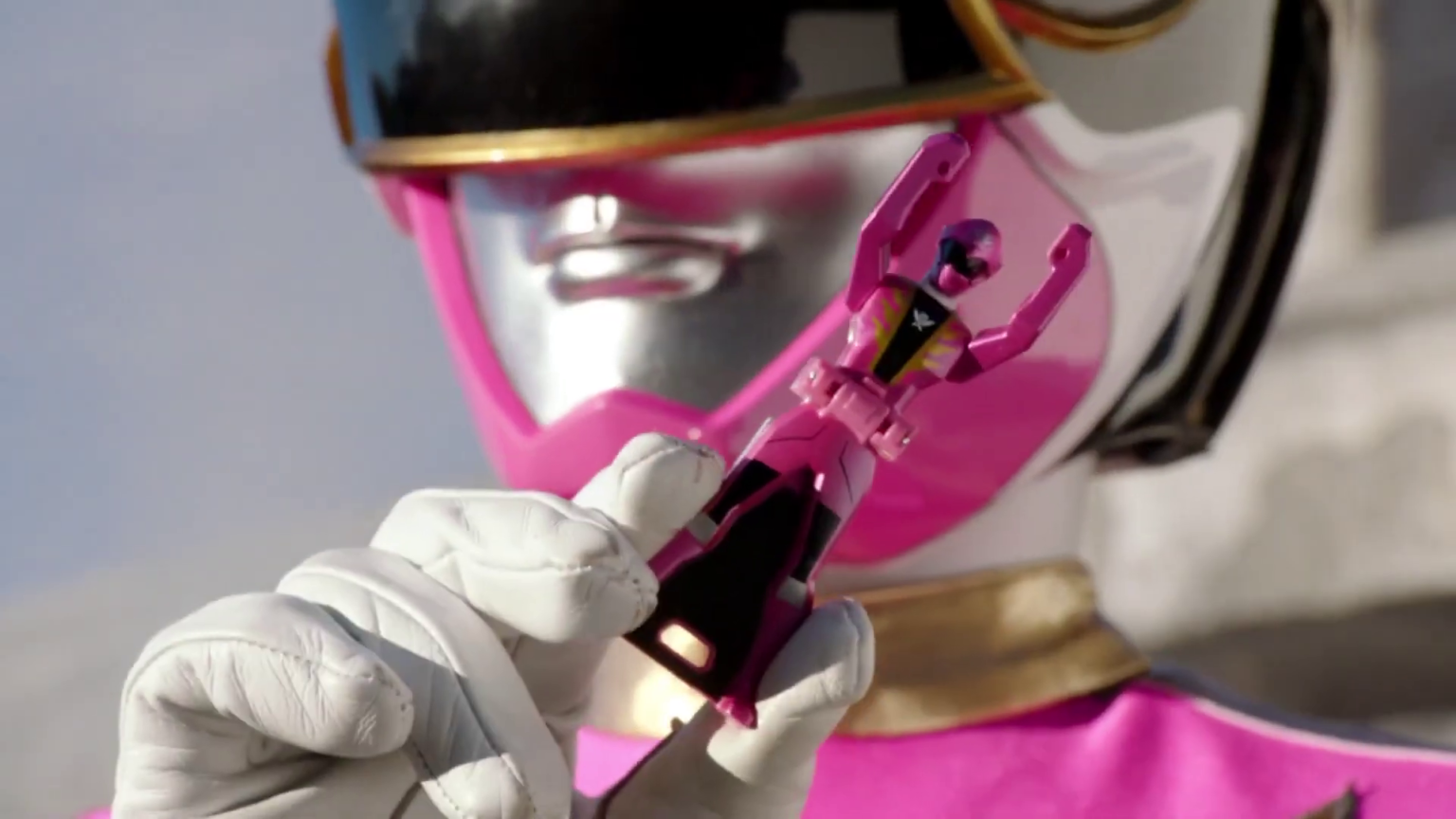 Emma Goodall Pink Super Megaforce Ranger Morphin Legacy