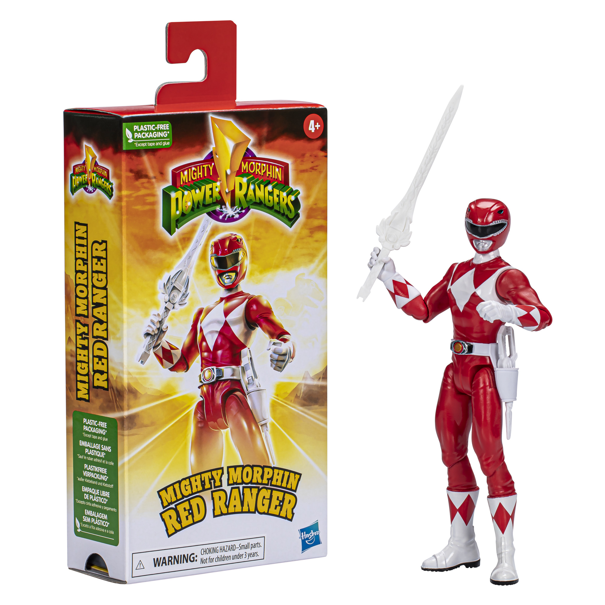 thumbnail interactive-video image 1 of Power Rangers In Space 6.5" Red Ranger Legacy Collectible Figure With Megazord Piece 1 of 12
