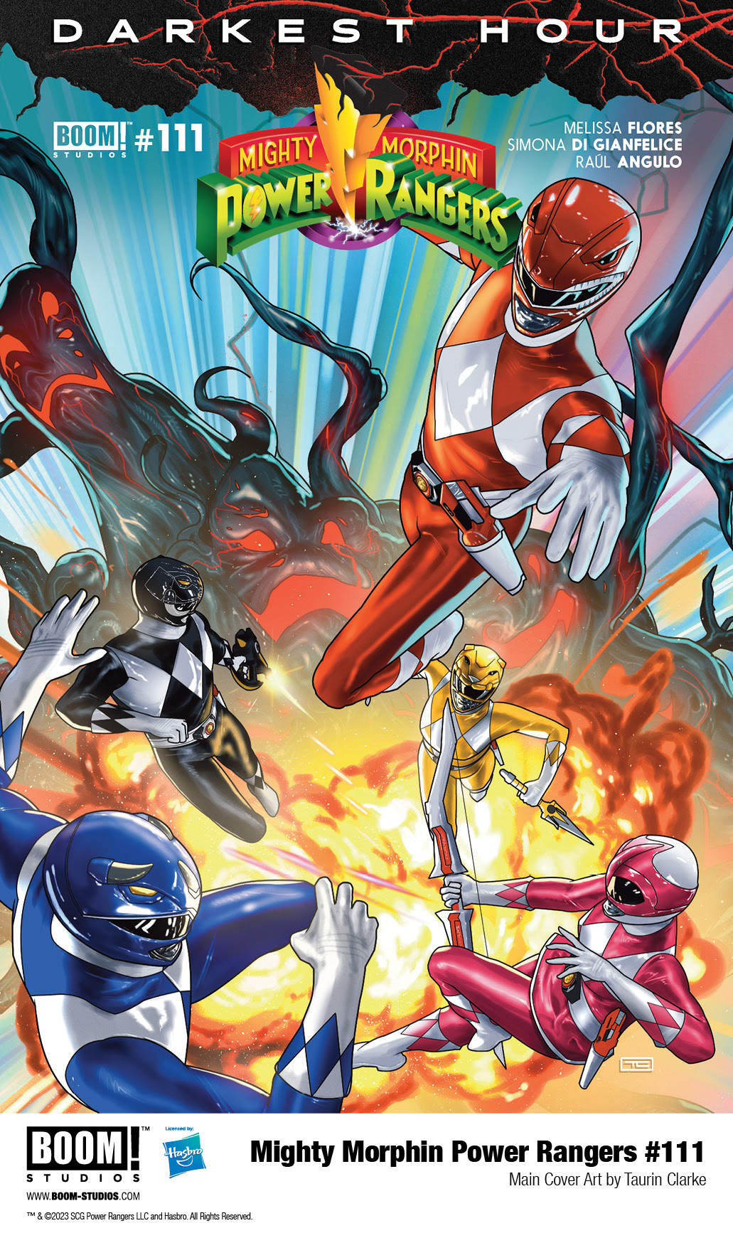 Goñi Montes Draws the Mighty Morphin Power Rangers for BOOM