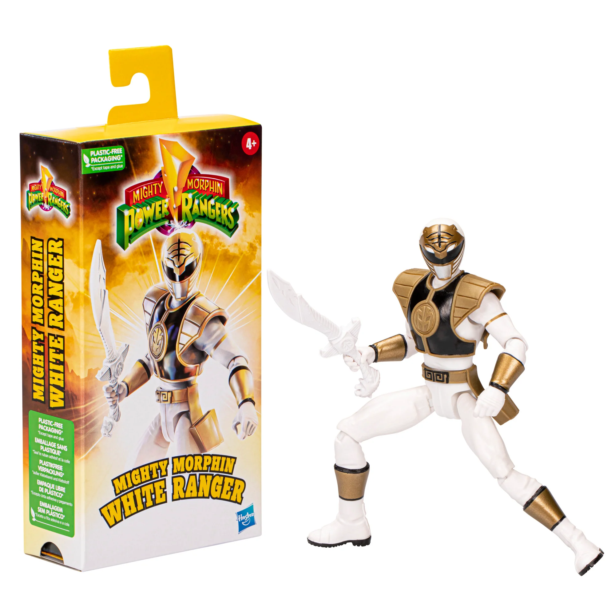 Mmpr White Ranger Figure Packaging Ii Morphin Legacy 
