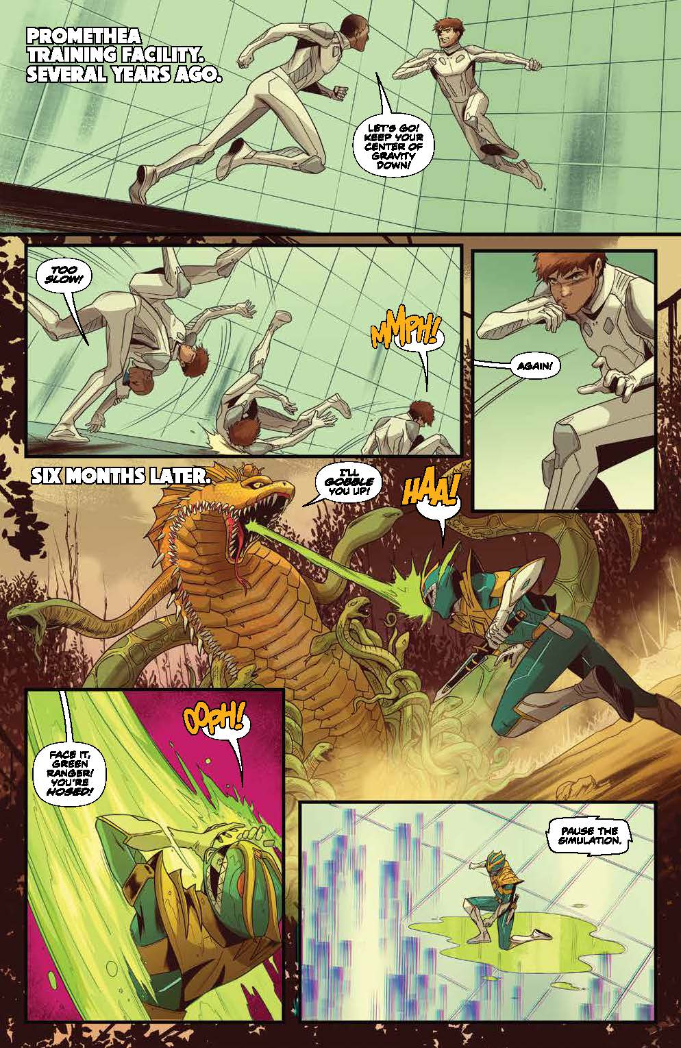MMPR #111 Preview Page 1 - Morphin' Legacy